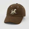 Drake’s Horse Emblem Moleskin Cap