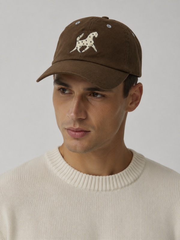 Drake’s Horse Emblem Moleskin Cap