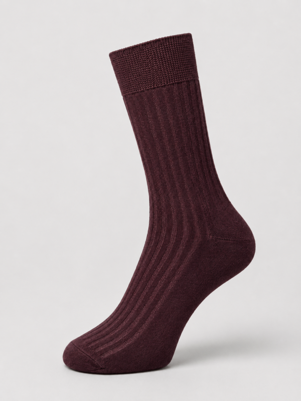 Bresciani Dress Socks Bordeaux Bresciani Dress Socks Bordeaux