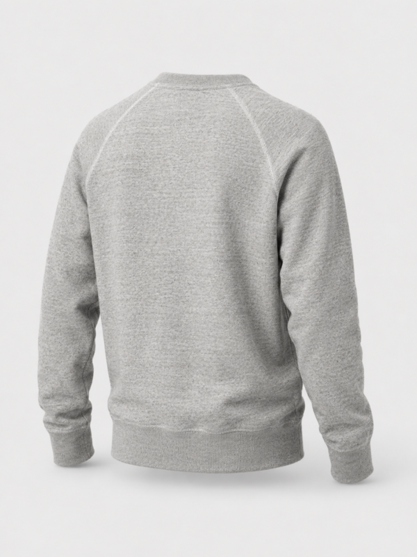 Orslow Loop Wheel Sweatshirt - back Orslow Loop Wheel Sweatshirt